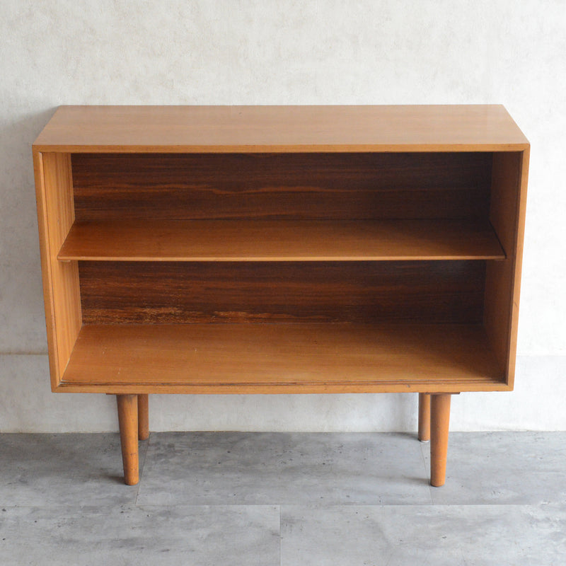 60sヴィンテージ　ガラスキャビネット 91(天板剥離再塗装済）