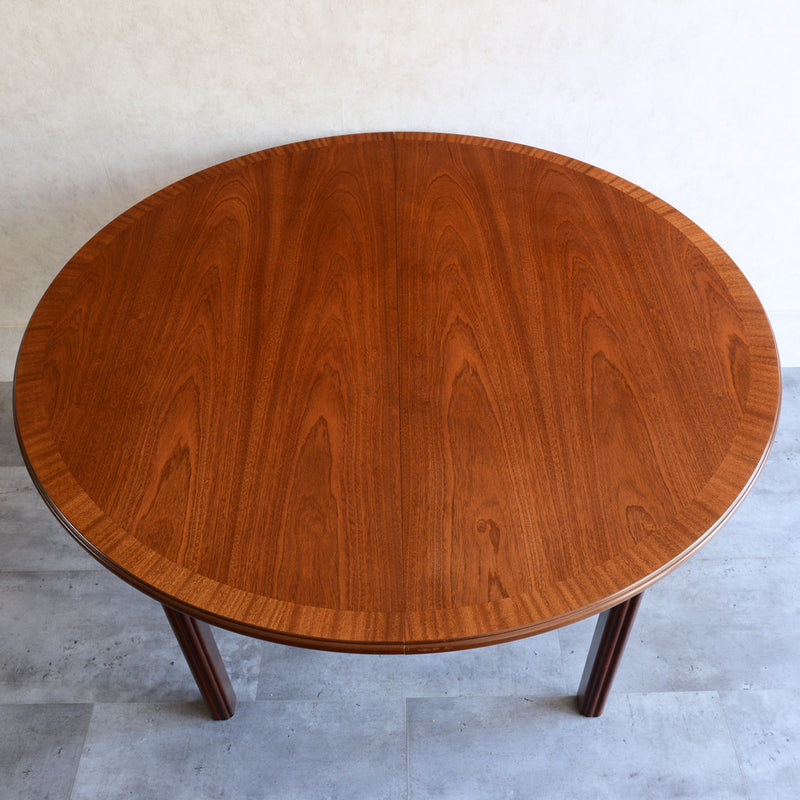 N様見学予約商品 G-PLAN ジープラン エクステンション ラウンドテーブル 87 (天板剥離再塗装）