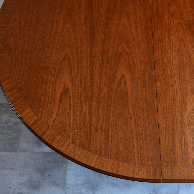 N様見学予約商品 G-PLAN ジープラン エクステンション ラウンドテーブル 87 (天板剥離再塗装）