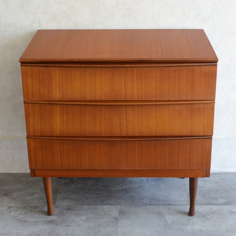 60s イギリス ヴィンテージ チェスト11 (3段）