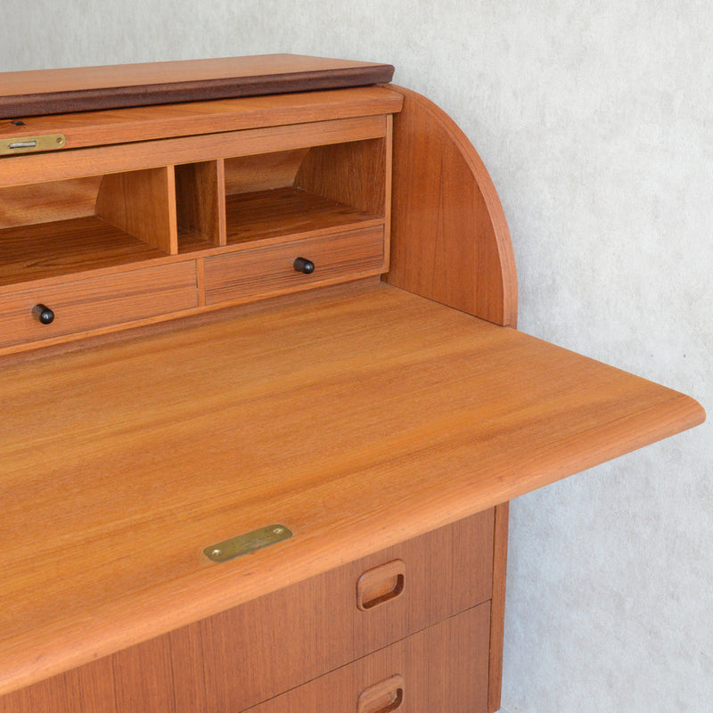 T様見学ご予約品　北欧 Markaryds Mobelindustri　ロールトップ ビューロー5-87(鍵付）