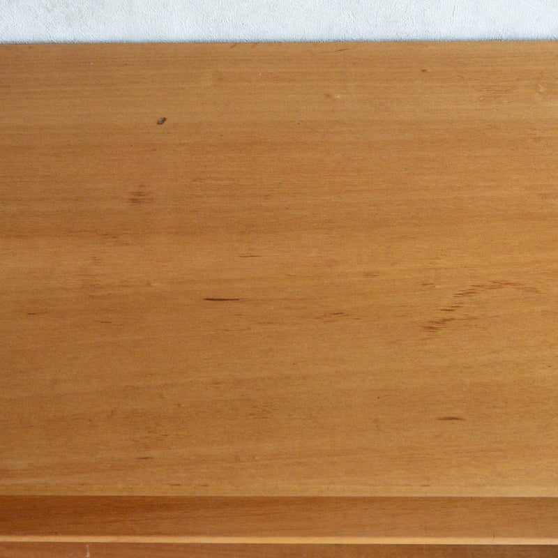 60sヴィンテージ　ガラスキャビネット 91(天板剥離再塗装済）