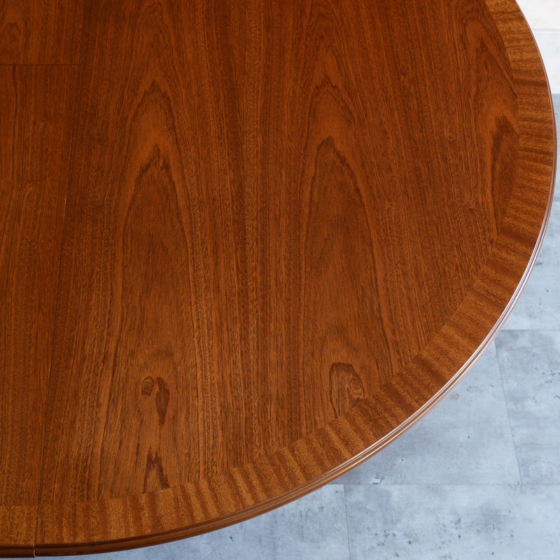 N様見学予約商品 G-PLAN ジープラン エクステンション ラウンドテーブル 87 (天板剥離再塗装）