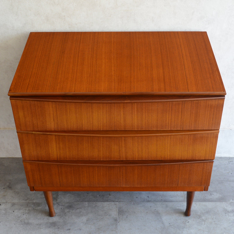 60s イギリス ヴィンテージ チェスト11 (3段）