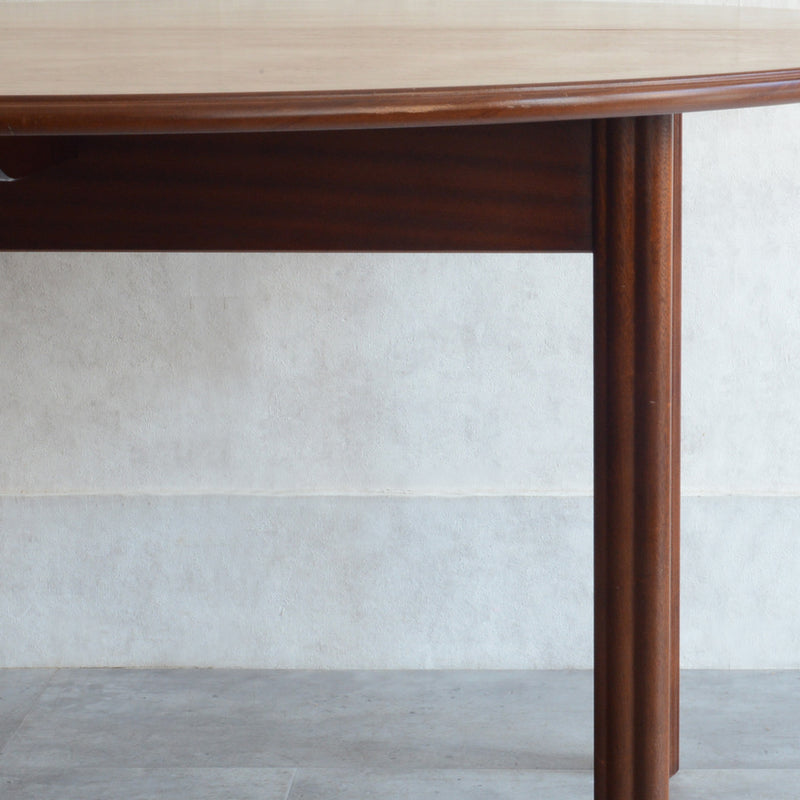 N様見学予約商品 G-PLAN ジープラン エクステンション ラウンドテーブル 87 (天板剥離再塗装）