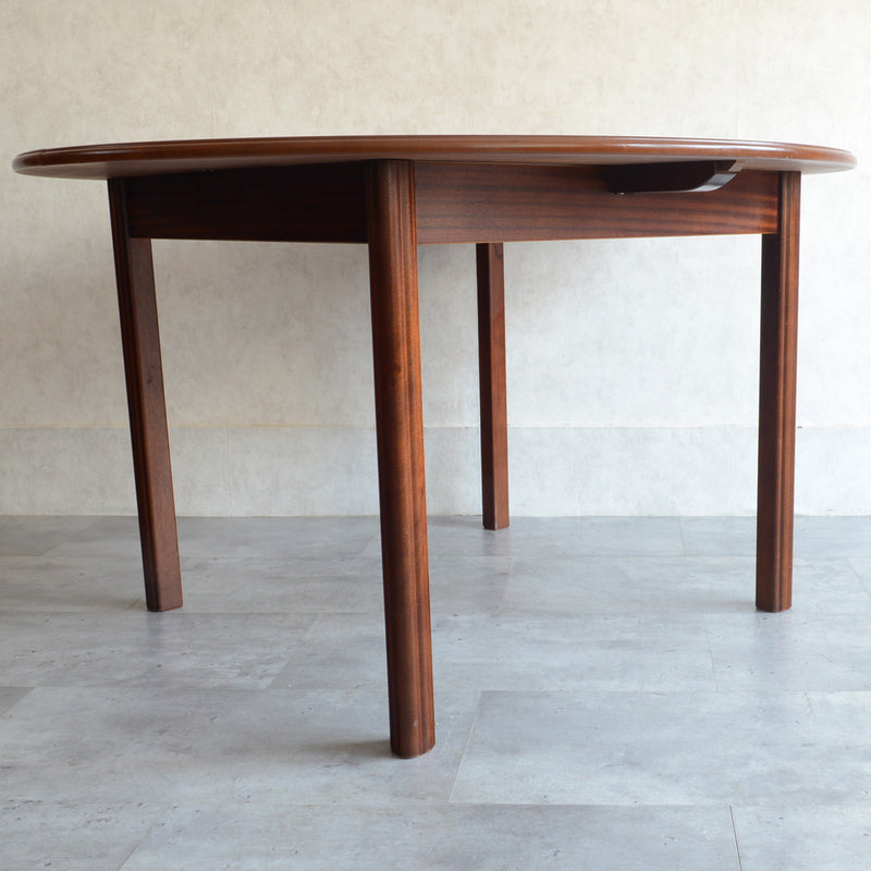 N様見学予約商品 G-PLAN ジープラン エクステンション ラウンドテーブル 87 (天板剥離再塗装）