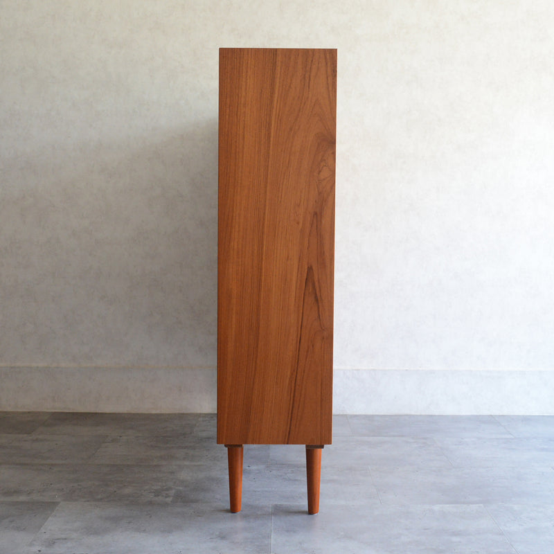 デンマーク Poul Hundevad チーク 4段 ブックシェルフ 6-40