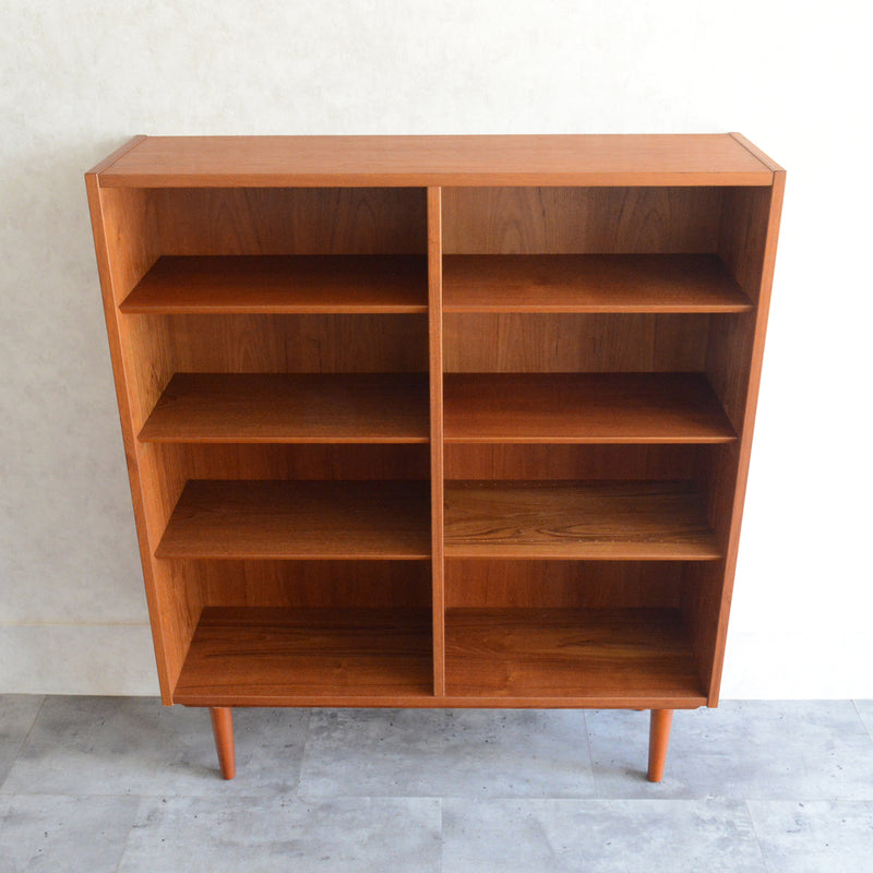 デンマーク Poul Hundevad チーク 4段 ブックシェルフ 6-40