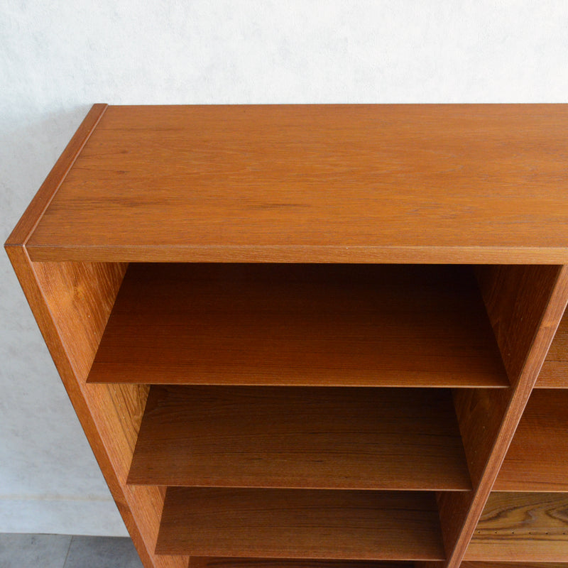 デンマーク Poul Hundevad チーク 4段 ブックシェルフ 6-40
