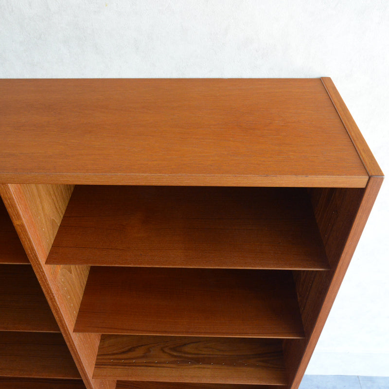 デンマーク Poul Hundevad チーク 4段 ブックシェルフ 6-40