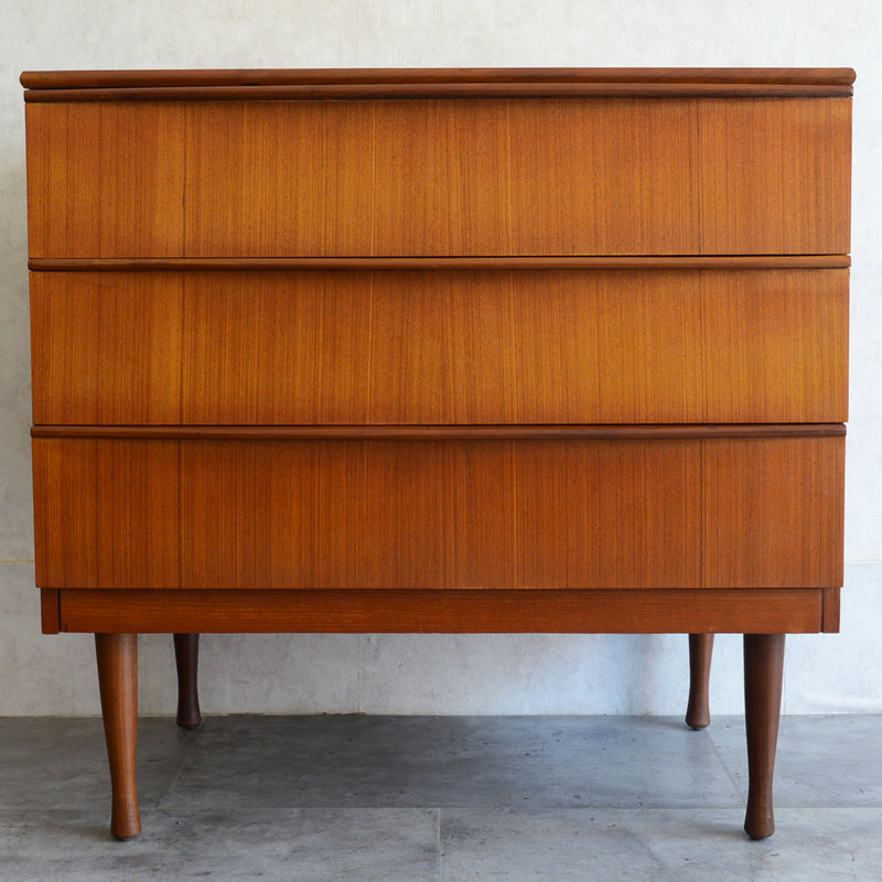 60s イギリス ヴィンテージ チェスト11 (3段）