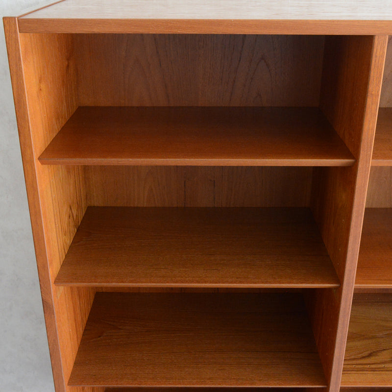 デンマーク Poul Hundevad チーク 4段 ブックシェルフ 6-40