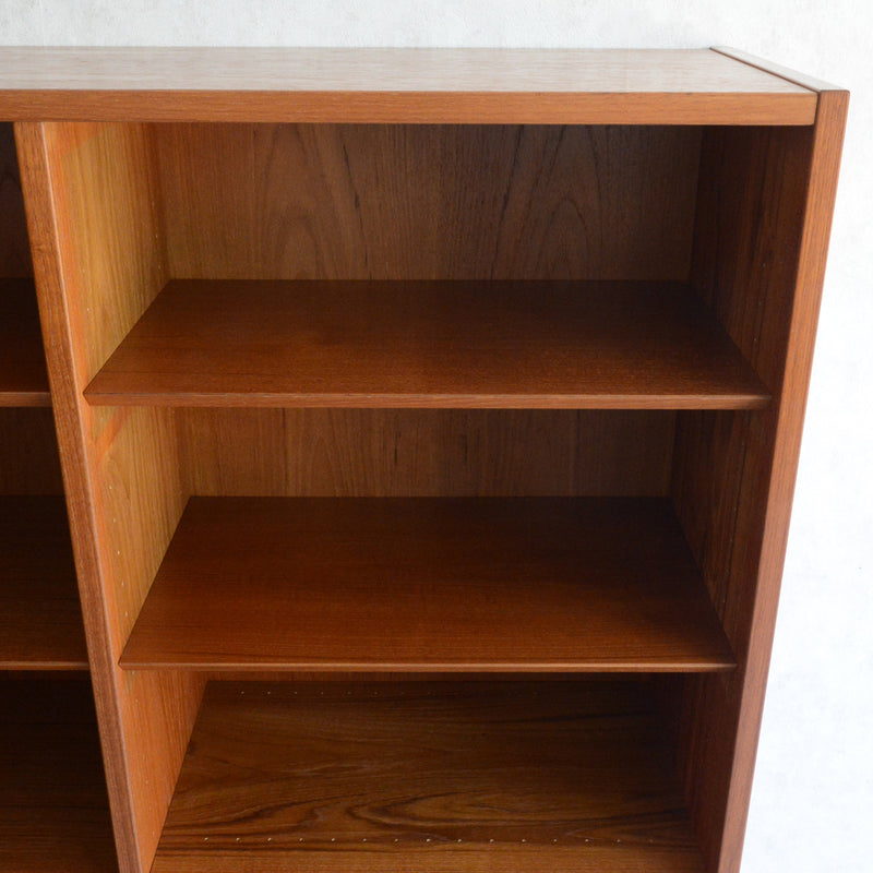 デンマーク Poul Hundevad チーク 4段 ブックシェルフ 6-40