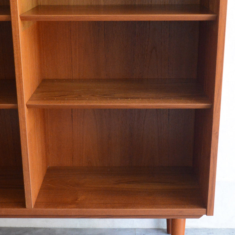 デンマーク Poul Hundevad チーク 4段 ブックシェルフ 6-40