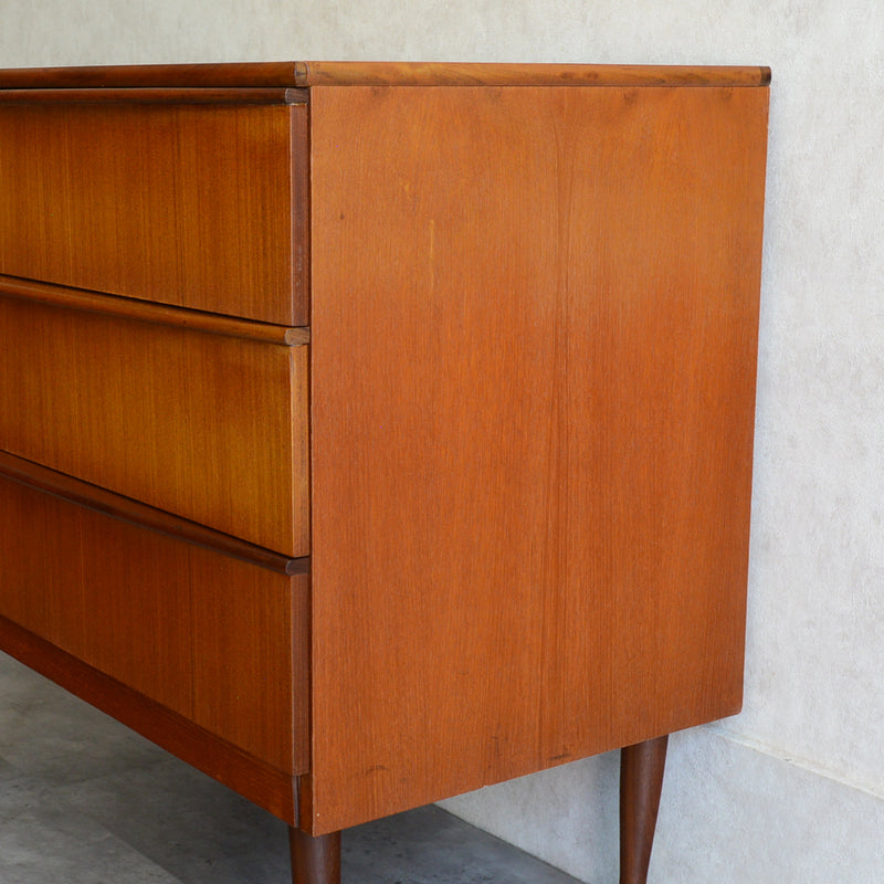 60s イギリス ヴィンテージ チェスト11 (3段）