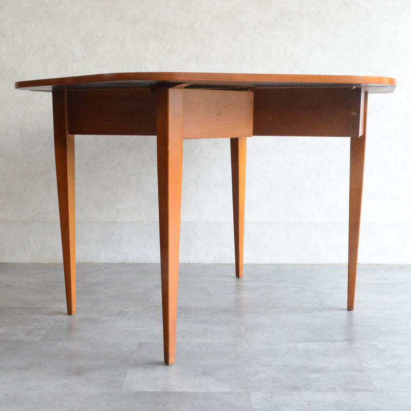 ミッドセンチュリー ヴィンテージ　ゲートレッグ ダイニングテーブル04 (ヘキサゴン/天板剝離再塗装済）