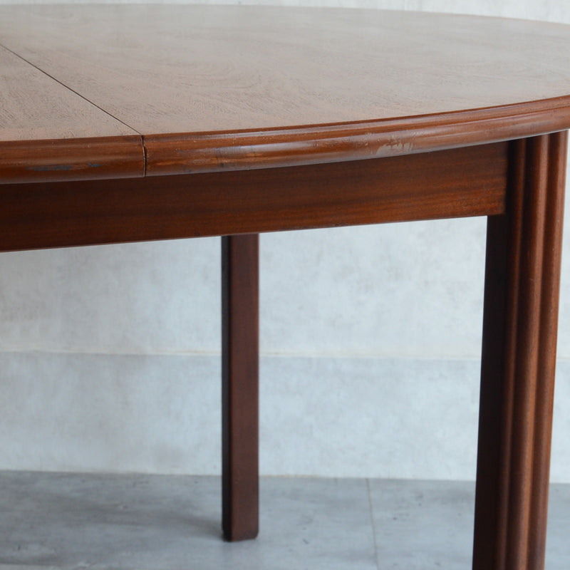 N様見学予約商品 G-PLAN ジープラン エクステンション ラウンドテーブル 87 (天板剥離再塗装）