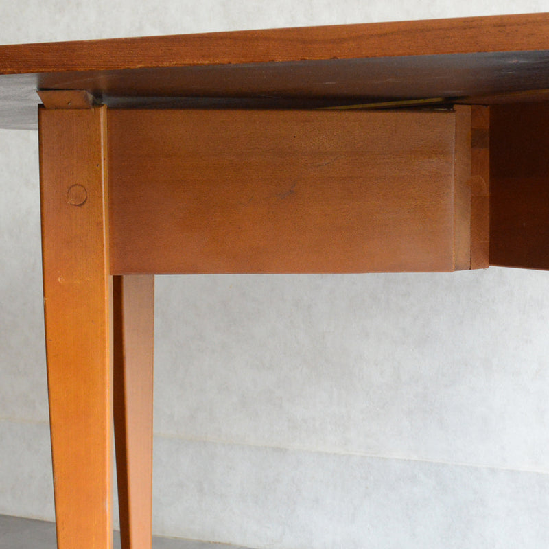 ミッドセンチュリー ヴィンテージ　ゲートレッグ ダイニングテーブル04 (ヘキサゴン/天板剝離再塗装済）