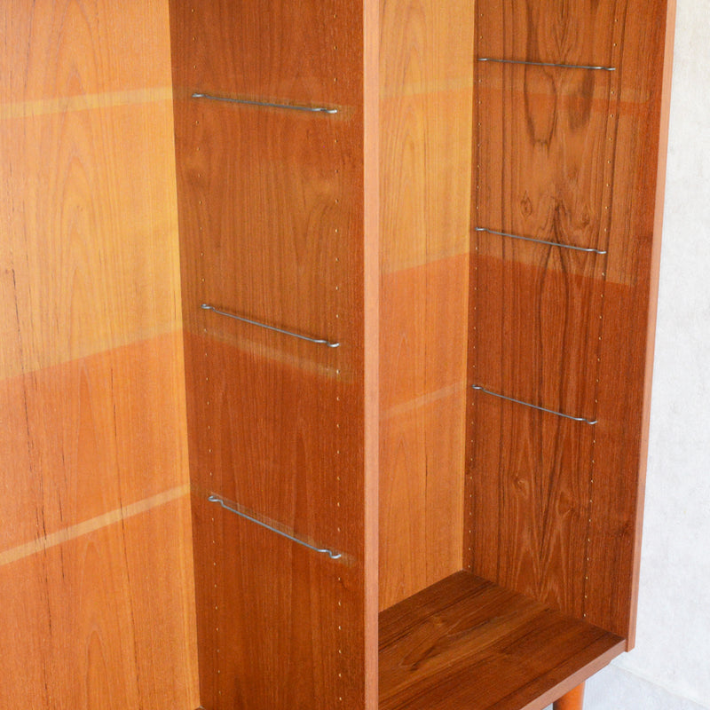 デンマーク Poul Hundevad チーク 4段 ブックシェルフ 6-40