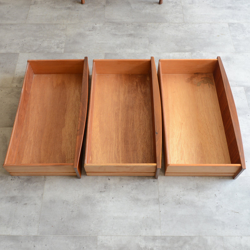 60s イギリス ヴィンテージ チェスト11 (3段）