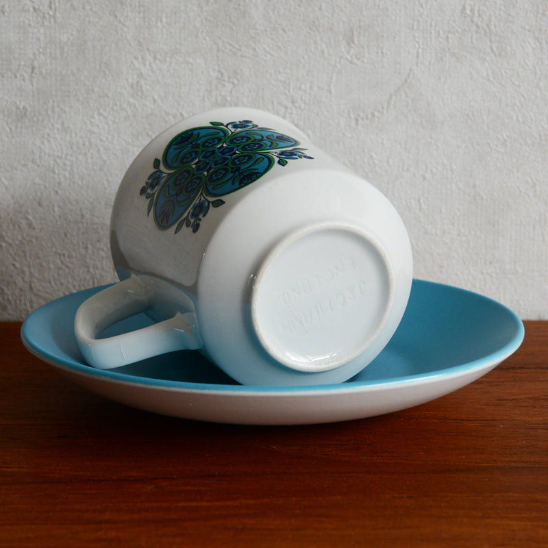 イギリスヴィンテージ  J＆G MEAKIN　＜IMPACT＞　カップ＆ソーサ