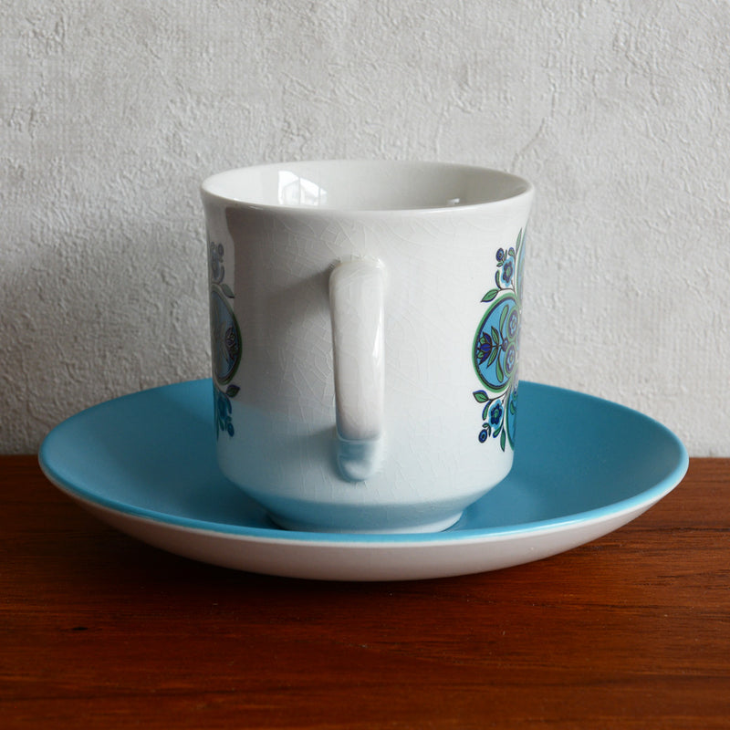 イギリスヴィンテージ  J＆G MEAKIN　＜IMPACT＞　カップ＆ソーサ