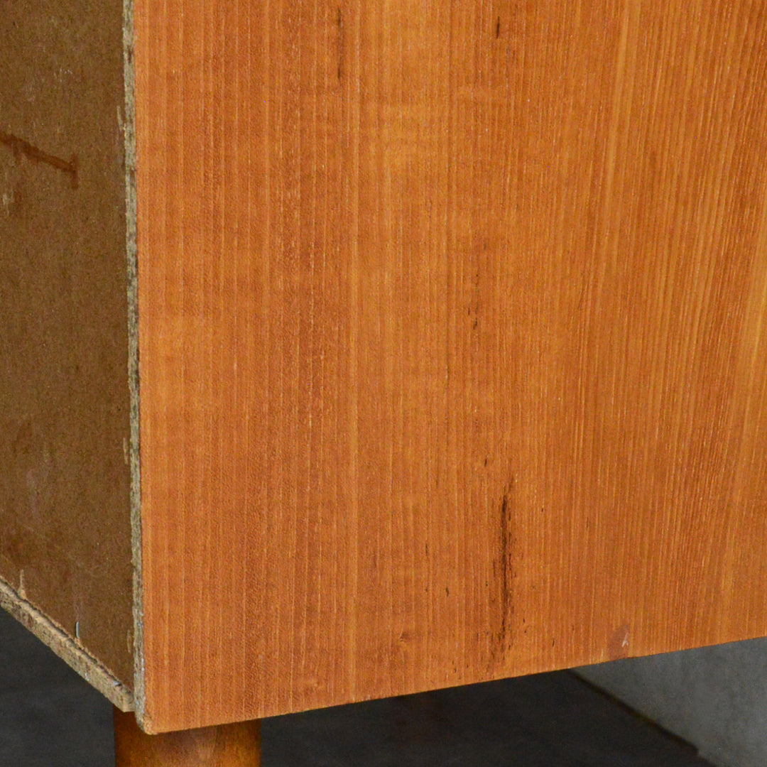 デンマークヴィンテージ  チーク４段チェスト D-6