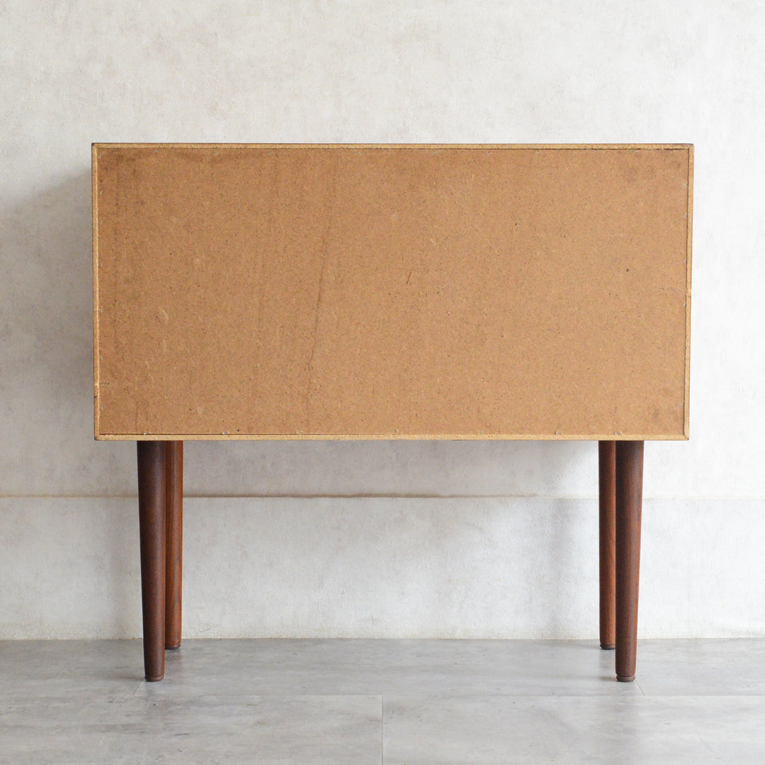 デンマークヴィンテージ  チーク３段2列スモールチェスト D-5