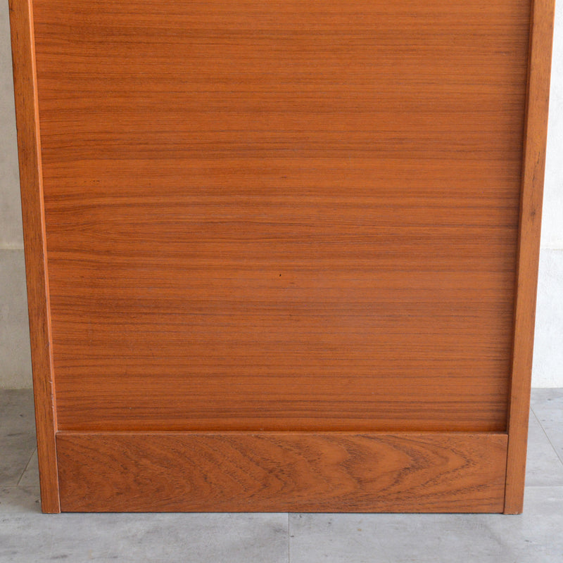 O様お取置品デンマークヴィンテージ  ロールアップ ファイルキャビネット6-38(鍵付）