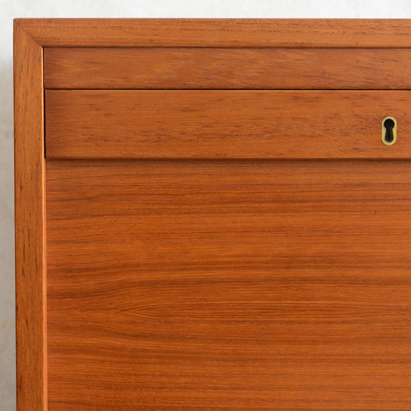 O様お取置品デンマークヴィンテージ  ロールアップ ファイルキャビネット6-38(鍵付）