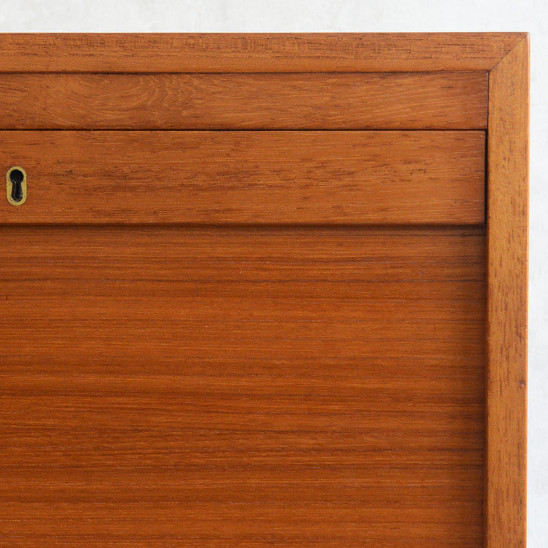 O様お取置品デンマークヴィンテージ  ロールアップ ファイルキャビネット6-38(鍵付）