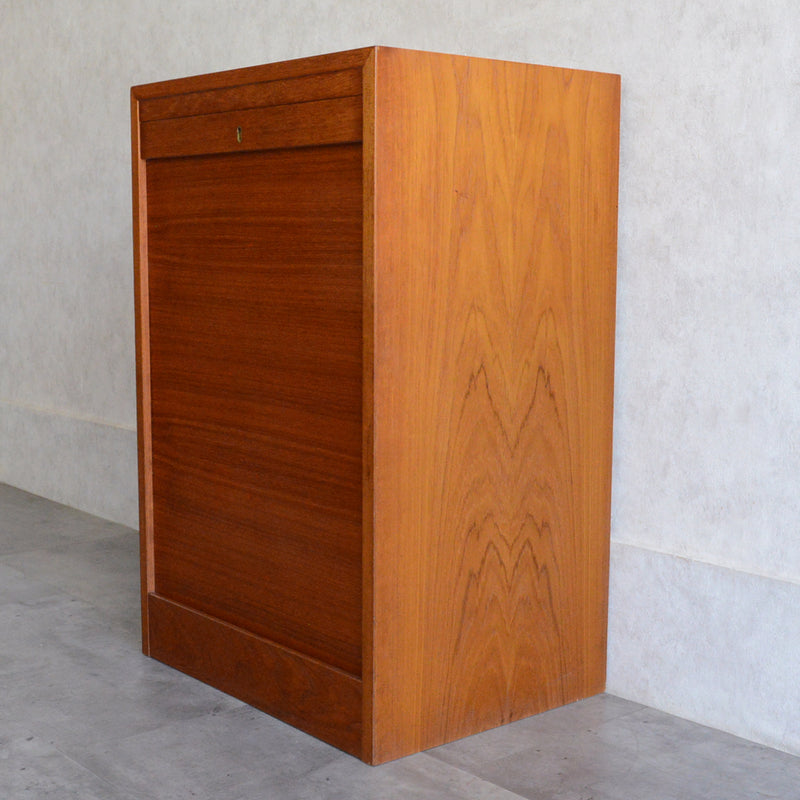 O様お取置品デンマークヴィンテージ  ロールアップ ファイルキャビネット6-38(鍵付）