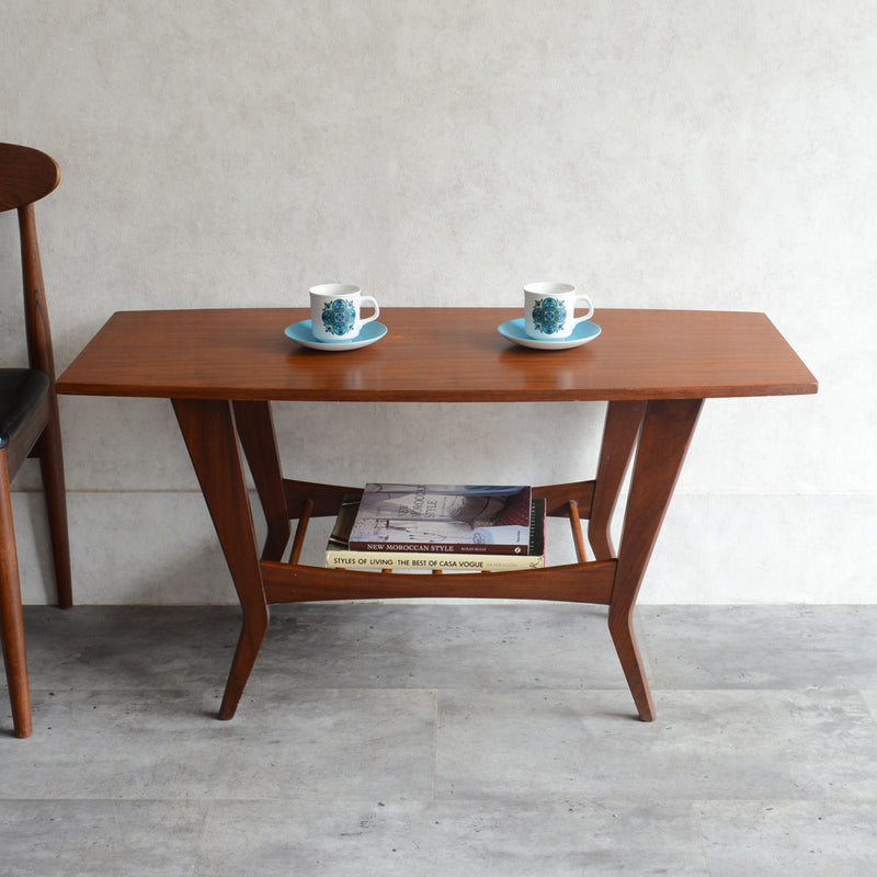 60S センターテーブル/ ローテーブル28 (天板剥離再塗装済）