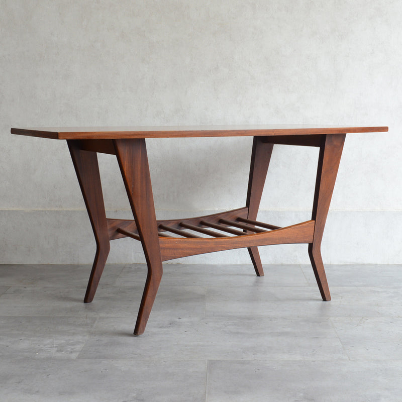 60S センターテーブル/ ローテーブル28 (天板剥離再塗装済）