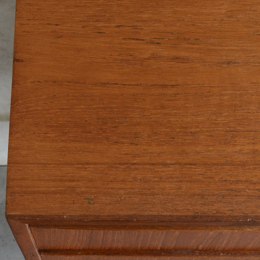 デンマークヴィンテージ  チーク３段2列スモールチェスト D-5