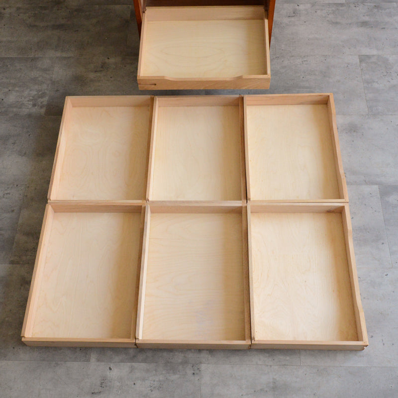 O様お取置品デンマークヴィンテージ  ロールアップ ファイルキャビネット6-38(鍵付）