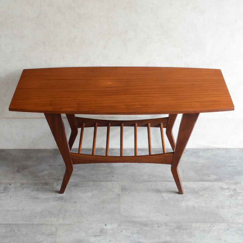 60S センターテーブル/ ローテーブル28 (天板剥離再塗装済）