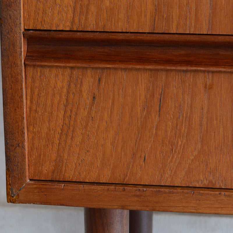 デンマークヴィンテージ  チーク３段2列スモールチェスト D-5