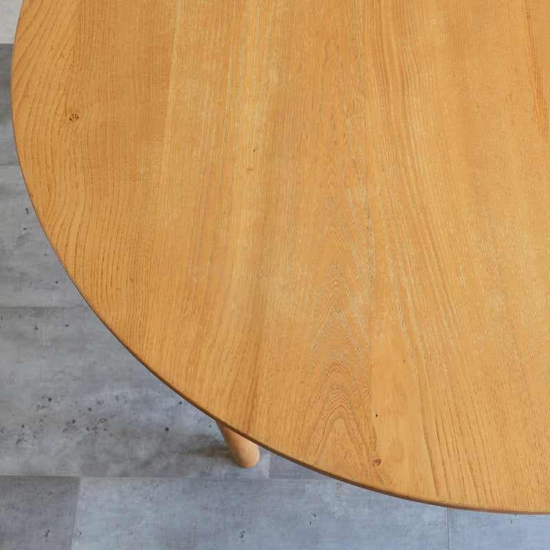 Ｔ様予約商品　ERCOL アーコール ラウンドテーブル 02（天板剥離再塗装済)