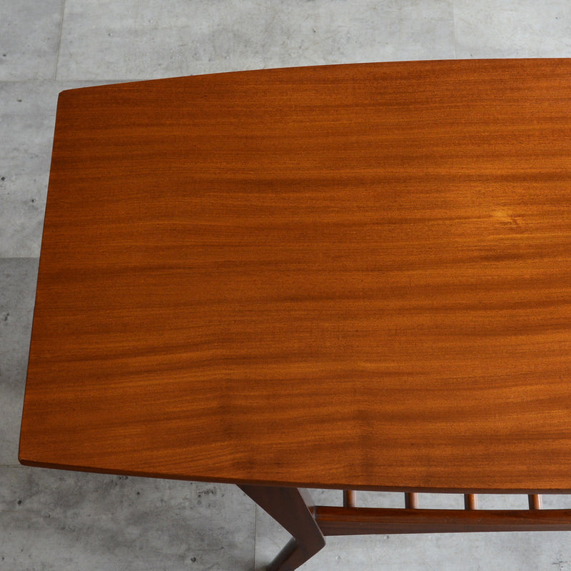 60S センターテーブル/ ローテーブル28 (天板剥離再塗装済）