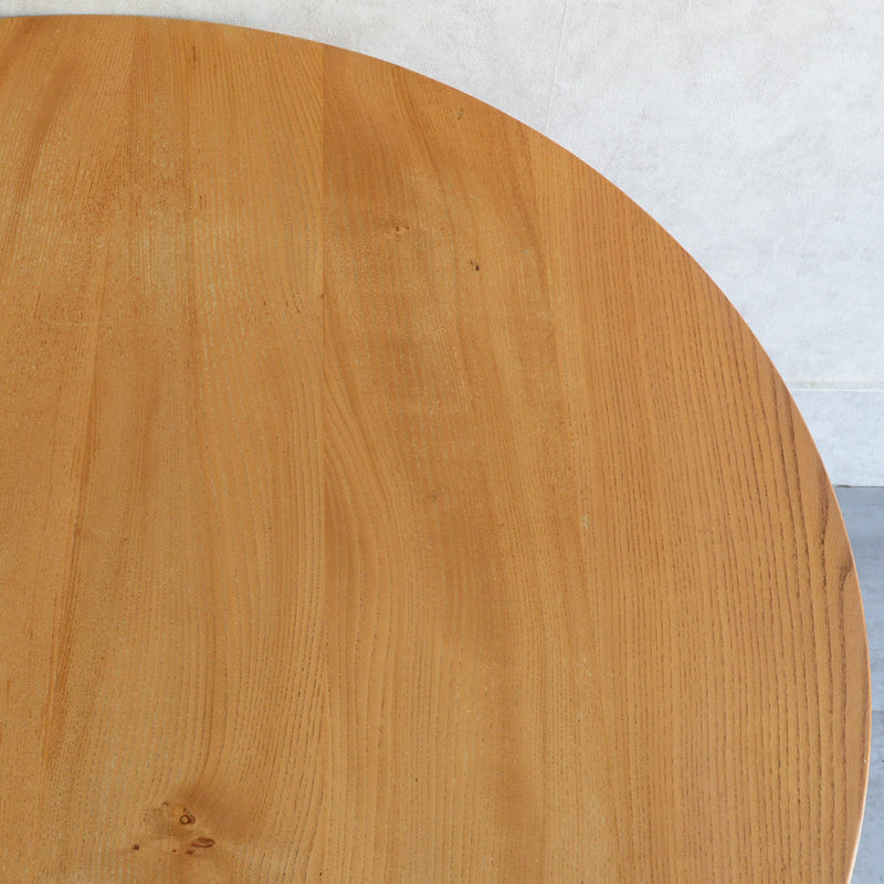 Ｔ様予約商品　ERCOL アーコール ラウンドテーブル 02（天板剥離再塗装済)