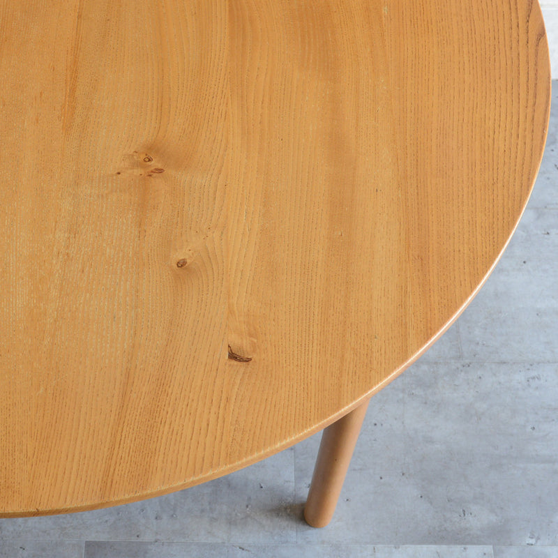 Ｔ様予約商品　ERCOL アーコール ラウンドテーブル 02（天板剥離再塗装済)