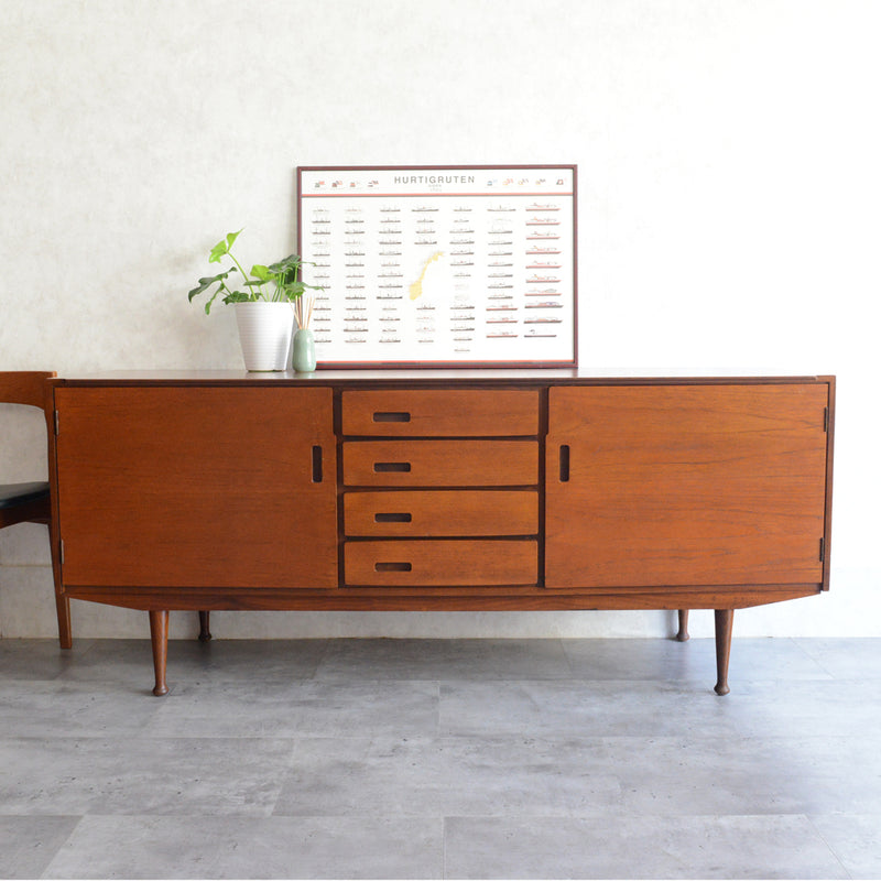 Meredew メレデュー  サイドボード61   (天板剝離再塗装済）