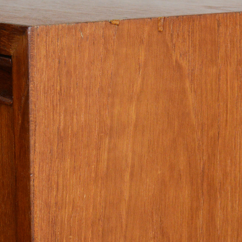 デンマークヴィンテージ  チーク３段2列スモールチェスト D-5