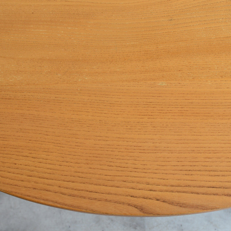 Ｔ様予約商品　ERCOL アーコール ラウンドテーブル 02（天板剥離再塗装済)