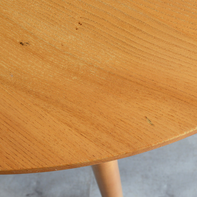 Ｔ様予約商品　ERCOL アーコール ラウンドテーブル 02（天板剥離再塗装済)
