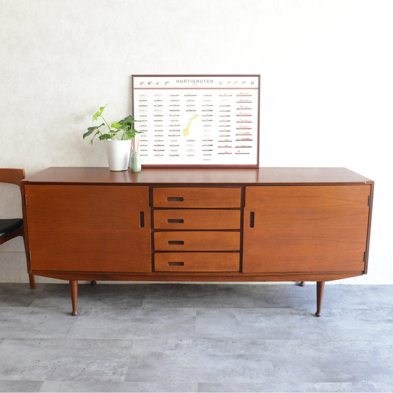 Meredew メレデュー  サイドボード61   (天板剝離再塗装済）