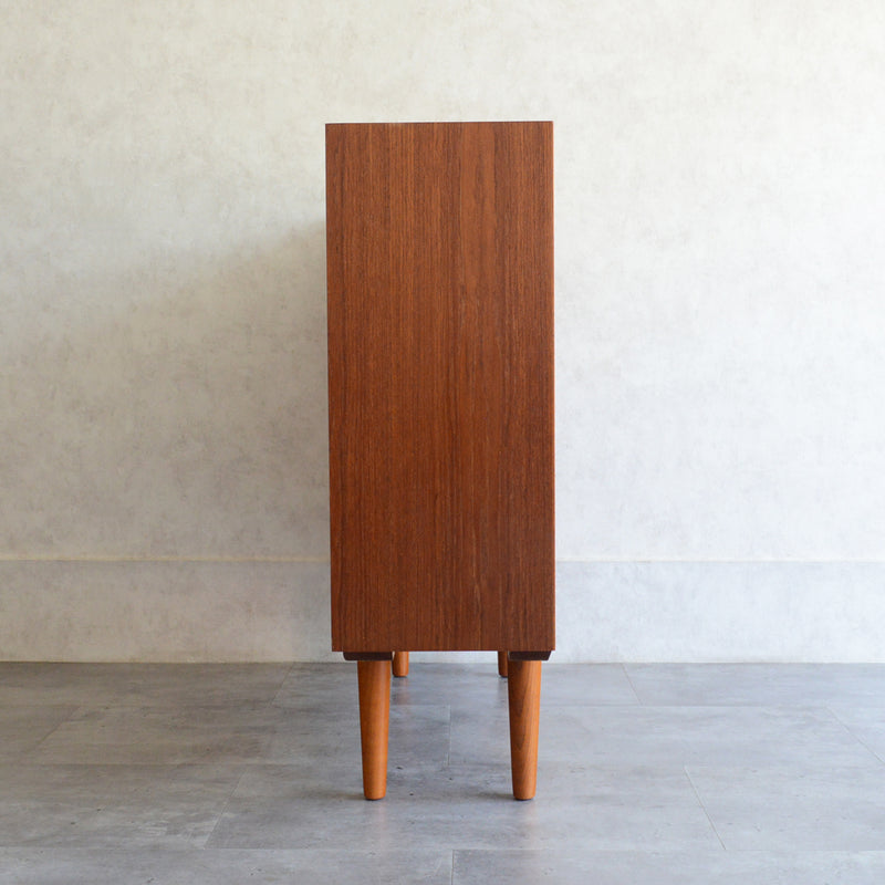 デンマークヴィンテージ チーク2段シェルフ 6-37