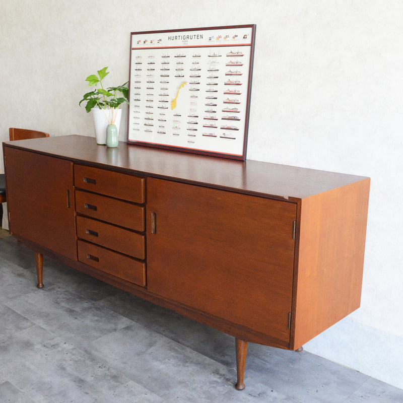 Meredew メレデュー  サイドボード61   (天板剝離再塗装済）