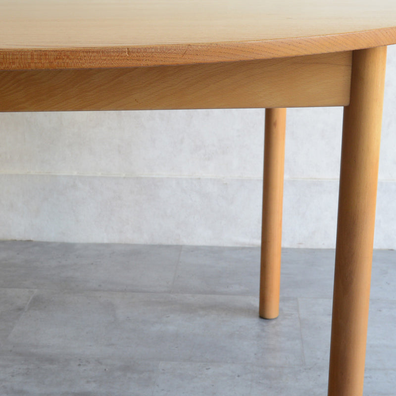 Ｔ様予約商品　ERCOL アーコール ラウンドテーブル 02（天板剥離再塗装済)